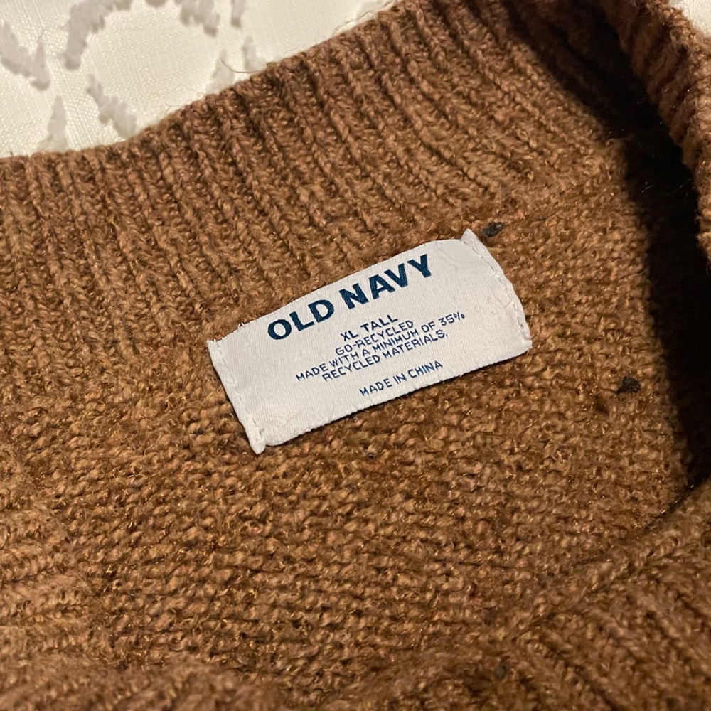 Old navy brown XL sweater